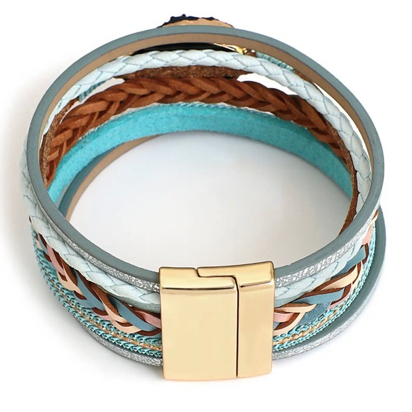 Leather Wrap bracelet - Picture 4 of 5